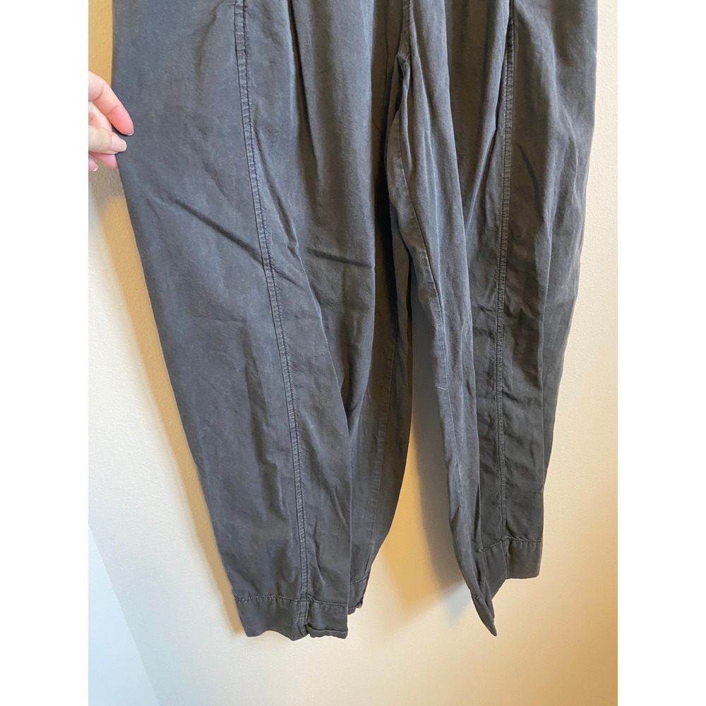 Free People Womens Grey Barrel Leg Elastic Waist Seam Detail Pants S - Picture 7 of 7